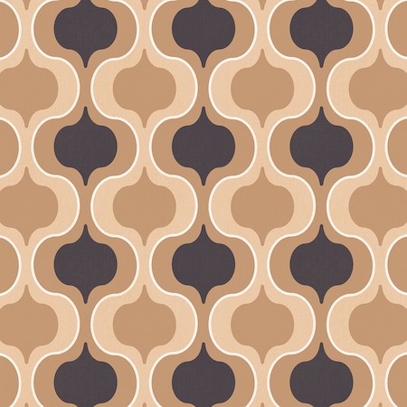 Manhattan Comfort Newport, Vinyl Squeeze Wallpaper, 205 In X 33 Ft = 56 Sq Ft Newport